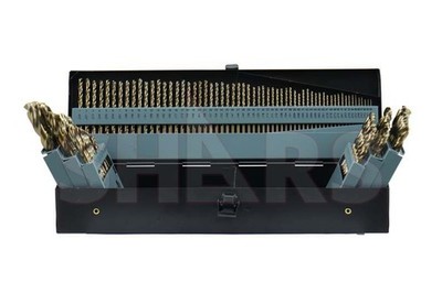 Shars 115 Pcs M35 1/16~ 1/2 A~Z 1~60# 135° Jobber Drill set L{