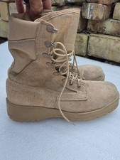 Belleville Combat Boots Size 6.5R Desert Tan Suede Military 300-DES-ST USA Made