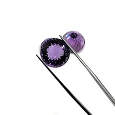 15 MM AAA++++ Round Shape Purple Amethyst Faceted Gemstones Lot for sale - 43 ct