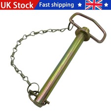 Trailer Towing Hitch Pin 1" x 6.5" with Linchpin & Chain (25MM x 165MM) New
