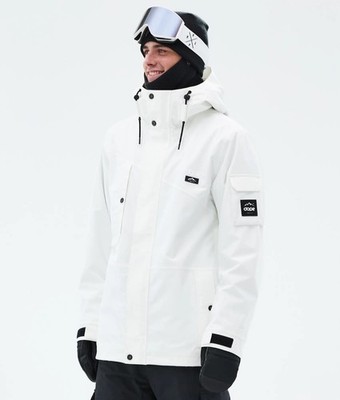 Dope Adept Snowboardjacke Herren Whitish - Größe S