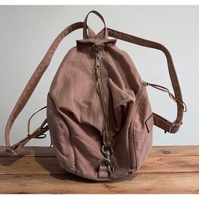 Rebecca Minkoff Julian Nylon Backpack vintage pink | eBay