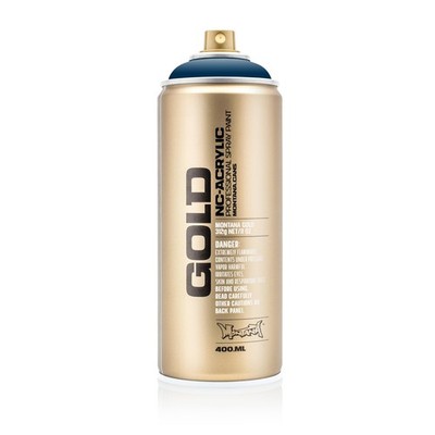 Montana Cans Gold Fast Dry Spray Paint 13.5Oz Blue Flexible Acrylic Matte