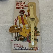 Ronald McDonald 1984 Quartz Digital Watch Dat...