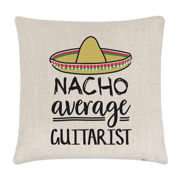 Nacho Durchschnitt Gitarrist Kissenbezug Worlds Best Favorit Lustig Toll-image