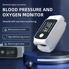 Smart 2-in-1 Fingertip Pulse Oximeter Measures Blood Pressure and Pulse