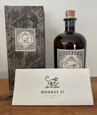 Monkey 47 Distiller s Cut 2024 Gin, Limited Edition Nr. 1946, mit OVP, sehr rar