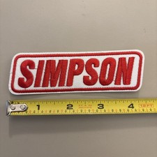 Simpson Iron On Patch Motorcycle Dirt Bike Parts Off Road Racing Simpson Iron On Patch Motorcycle Dirt Bike Parts Off Road Racing