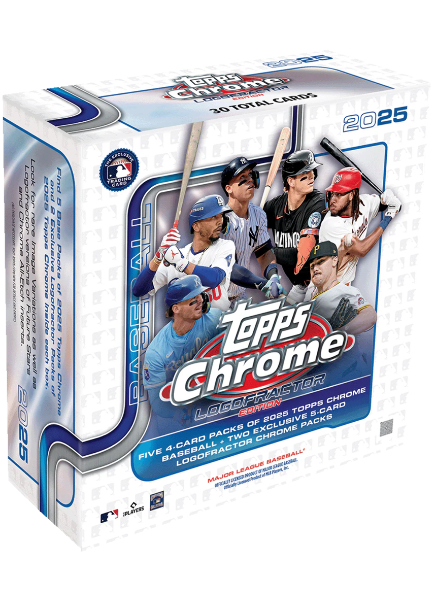 2025 Topps Chrome Baseball Logofractor Edition Mega Box | eBay