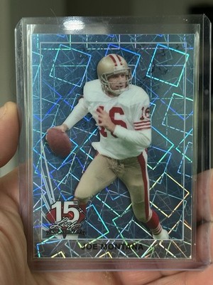 2025 Leaf 15th Anniversary Joe Montana Blue Cracked Ice 5/5