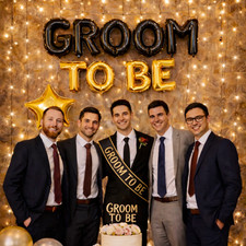 16 Inch ?Groom To Be? Foil Balloon ? Bachelor Party & Wedding Decoration