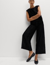 Marks & Spencer Womens Culotte Trousers in Black - M&S