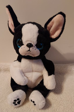 Ty Beanie Baby Bellies Baby Tink the Boston Terrier Dog Plush 2023 Black White