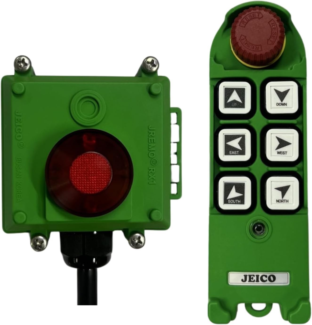 JEICO Crane Hoist Industrial Wireless Remote 6 Buttons Controller Made In Korea