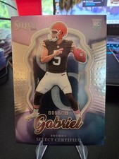 2025 Panini Select Dillon Gabriel Select Certified Rookies #11 (RC) CLE Browns