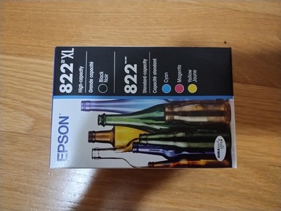 2028 GENUINE EPSON #822XL / 822 INK WORKFORCE WF-3820 3823 4820 4830 4833 4834