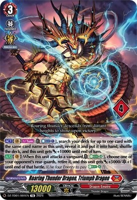 Roaring Thunder Dragon, Triumph Dragon (4) TD DZ-TD01: Start Up Trial Deck ''Drag