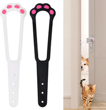 2Pcs Adjustable Cat Door Latch Holder Stopper Keep Dog Out Pet Prop No Drill