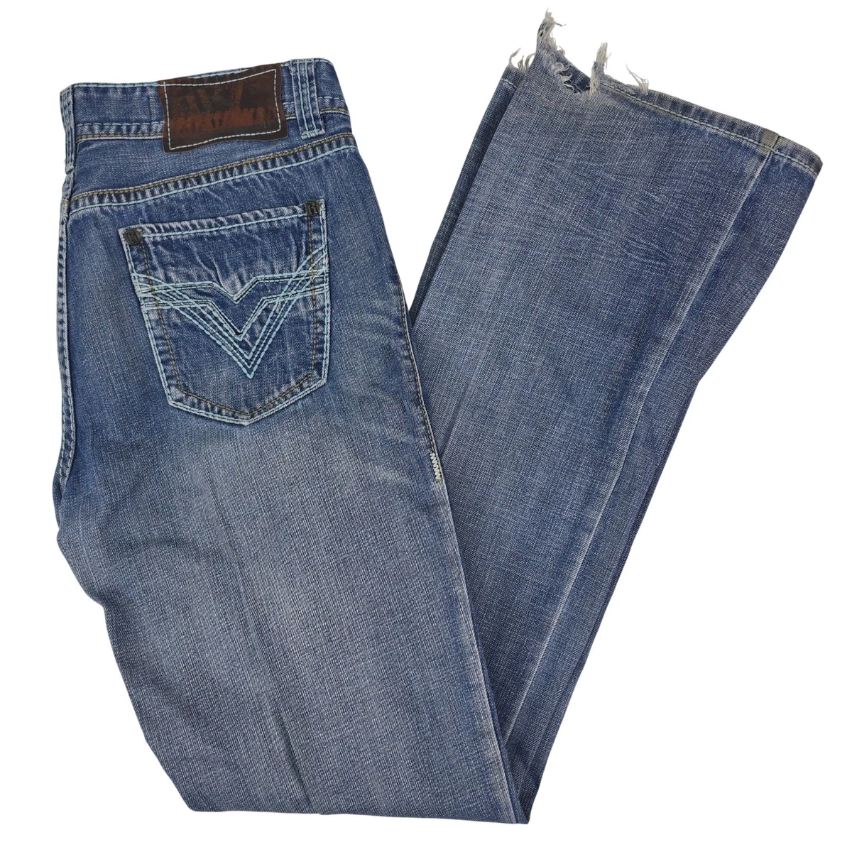 5 1/2 TUCKBARREL DENIM　27 Las mejores ofertas en Rock & Roll Cowboy Azul Relajado Jeans para