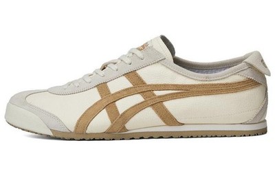 [1183C076-202] -Men- Onitsuka Tiger Mexico 66 White Grey Brown