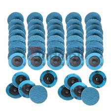 2 inch 36 Grit Zirconia Roll Lock Die Grinder Sanding Grinding Disc Quick Change