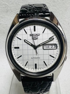 Serviced Seiko 5 Skeleton Back Automatic New Belt 7S26 27 Hours Working