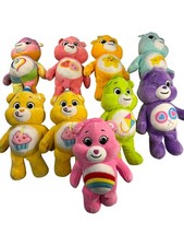 Lot of 9 Care Bears Plush Toys 2021 Excellent Condition 22076 22175 22419 22097