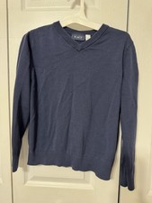 Children s Place Navy V-neck Sweater Boys Large