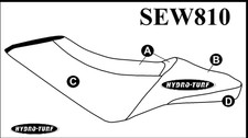 Hydro-Turf Seat Cover for Sea-Doo Spark Trixx 1-UP ('24-'25)