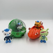 Fisher-Price Octonauts Gup-E Rescue Vehicle  Gup-B Shark Submarine w/ Figures