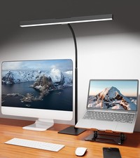 Desk Lamp for Home Office with Base, Eye-Caring Desk Light with Adjustable Go...