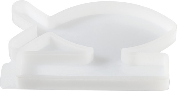 Hobbyfun Silikon-GießForm Fisch Mit Steckkante 8,5X5,5Cm Konfirmation Geburt-image