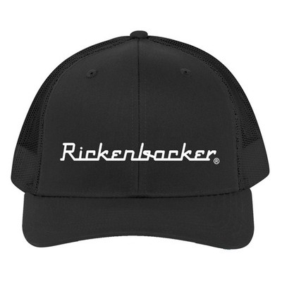 Rickenbacker Audio Black Trucker Hat Cap Adult Size
