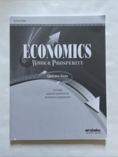 Abeka 12th grade, Economics Quizzes/tests, 3r...