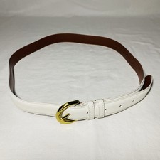 Coach Women’s 8400 Full Grain Cowhide Leather Belt Size Large, Brass Made In USA