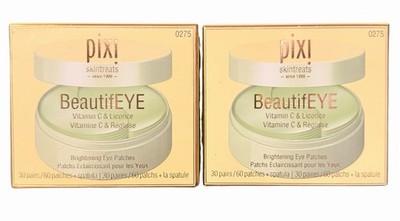 Pixi BeautifEYE Brightening Eye Patches with Vitamin C  BRAND NEW 2 PACK