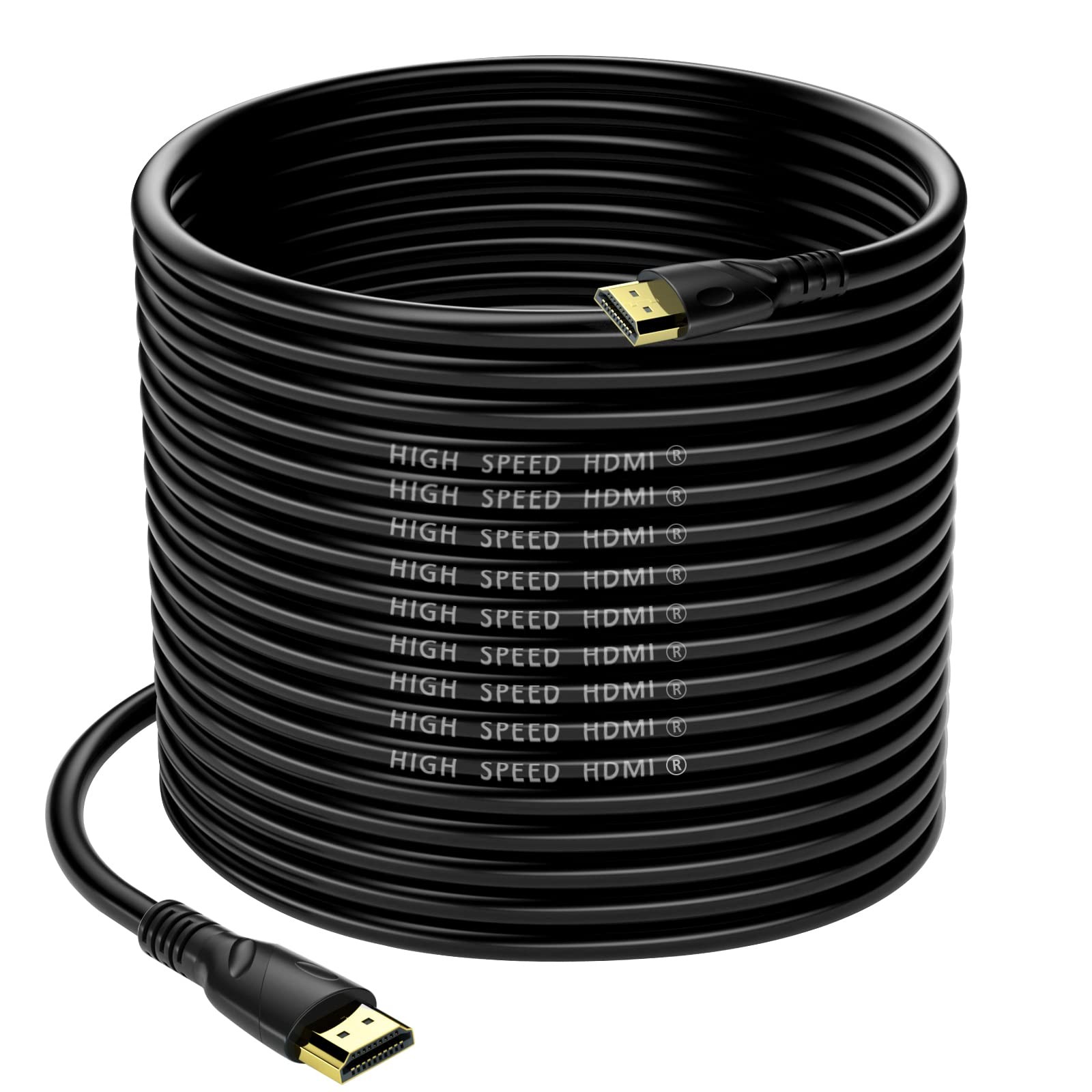 HDMI Cable 150ft(HDMI 2.0,18Gbps) Ultra High Speed HDMI Cables Gold Plated Co...-image