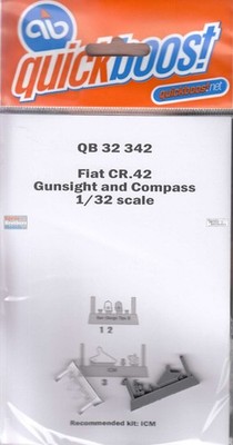 QBT32342 1:32 Quickboost Fiat CR.42 Gunsight & Compass (ICM kit)