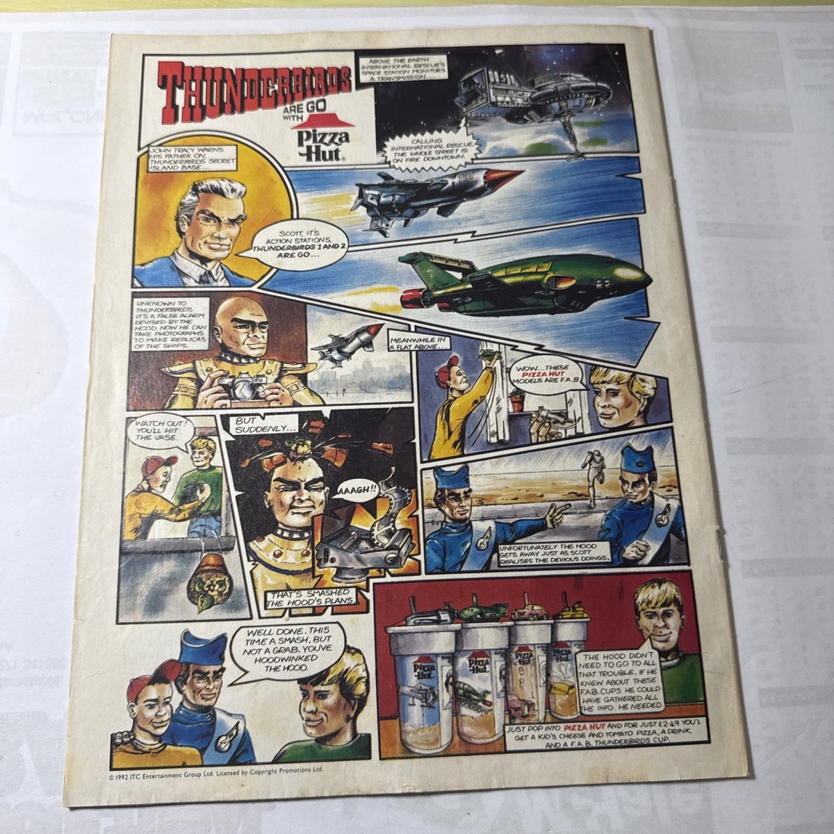 Thunderbirds The Comic 6冊セット 1992年 Thunderbirds The Comic Issue No 19, June-July 1992 | eBay UK