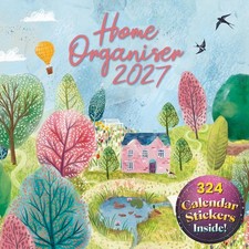2027 Square Wall Calendar-Home Organiser Country Life 12 x 12 Inch Monthly View
