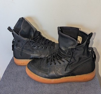 Nike SF Air Force 1 Black Gum Size 11.5 859202-009 Special Field PLEASE READ