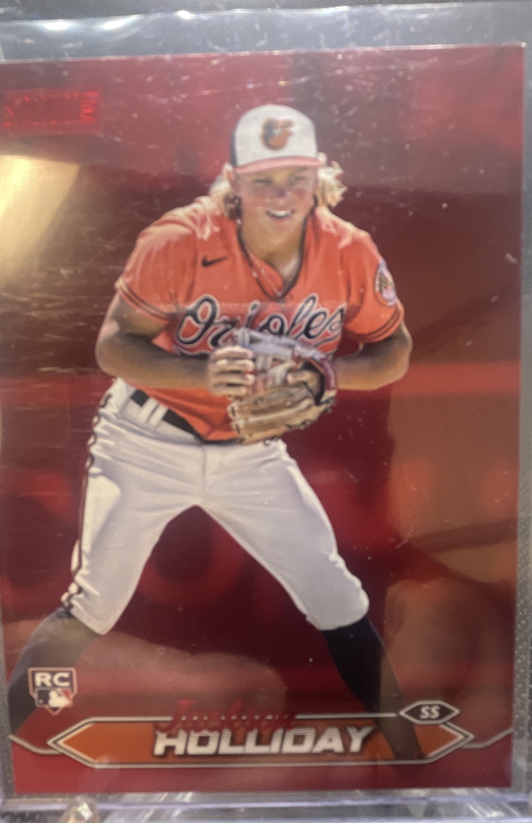 2024 Topps Stadium Club - Jackson Holliday #211 Red Foil (RC)