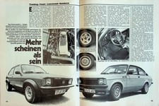 Sport Auto 09/1978 Opel Kadett C City 1.6 S Lexmaul mit 90PS besser als...?
