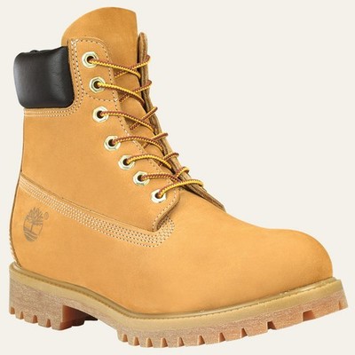 Timberland Premium 6-Inch Waterproof Men's Boots Wheat Nubuck  TB010061  Size 12