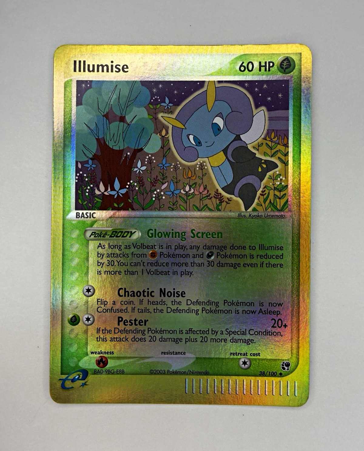 The Pokémon Company Pokémon TCG Illumise 38/100 EX Sandstorm RH 60 HP ENG