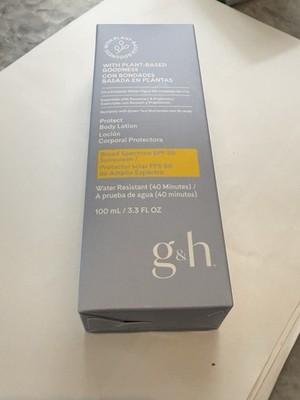 g&h  Protect Body Lotion SPF 50 3.3oz. New In Box