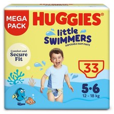 Huggies Little Swimmers, Swim Nappies, Size 5-6 - (33 Count), Multi 0.68 per nappy