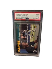 1994 Upper Deck Collector's Choice Michael Jordan Silver Signature PSA 9