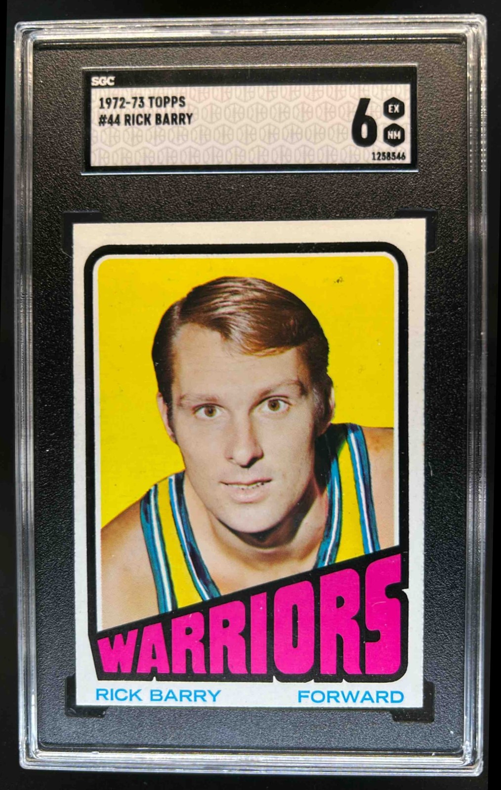 1972-73 Topps Rick Barry #44 Warriors SGC 6