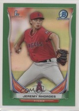 2014 Bowman Draft Chrome Green Refractor 11/150 Jeremy Rhoades #CDP113 9pd